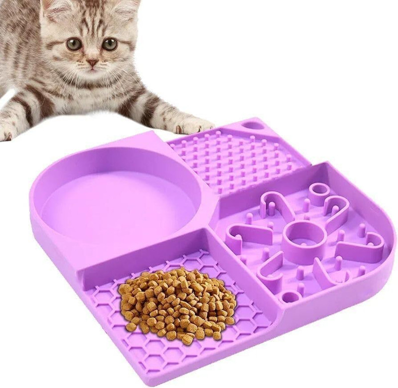 MINITUL Licking Mat for Dogs & Cats, pack of 1 Dog Pet Mat