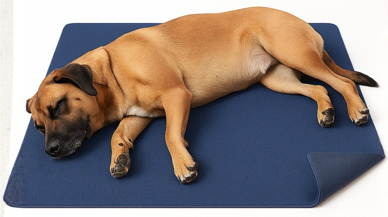 HUCHA Microfiber Dry Sheet for Pets Purple Dog, Cat, Rabbit Pet Mat