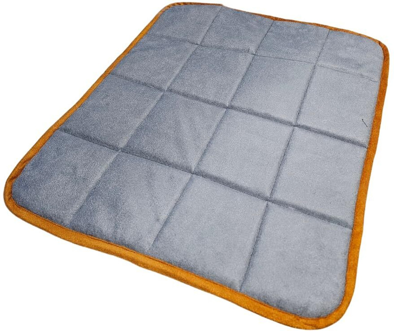 Guru Dual Cushioned Sleeping Resting Mat For Dogs Cats(Large Grey) Dog, Cat Pet Mat