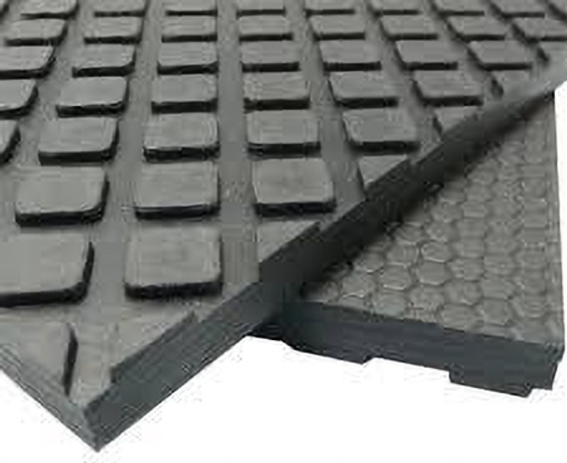 Ursus COW MAT| Waterproof Black BPA Free With Raised Edges Cow, Hamster, Dog, Guinea Pig, Miniature Pig Pet Mat