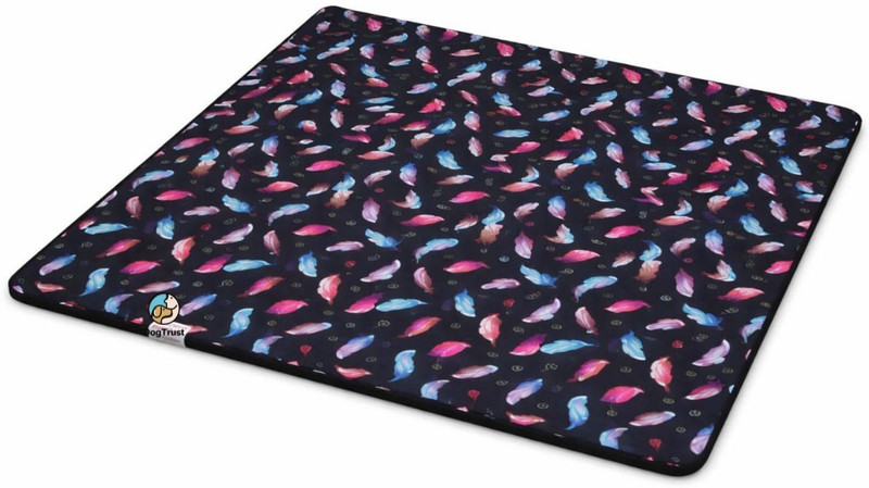 DogTrust Floral Print- Soft, Pet Mats, Comfortable Cushion Pads for Indoor & Outdoor Dog, Cat Pet Mat