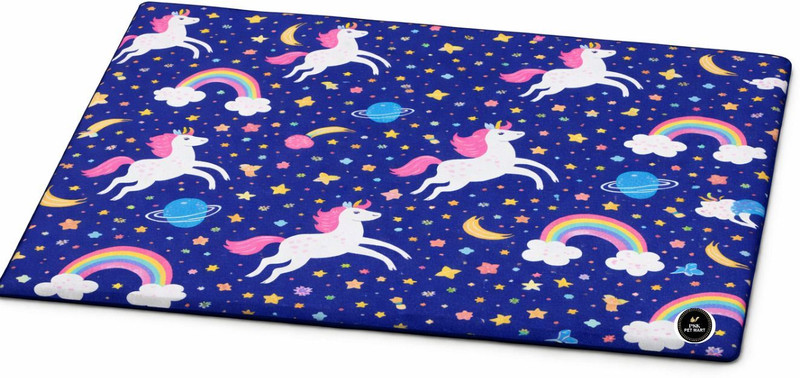 PSK PET MART Medium size Comfy pet mat for For lounging(multicolor pack of 1) Dog, Cat Pet Mat
