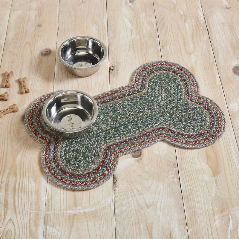 M2 creations Black tan - pet mat - 15x23 Dog, Cat Pet Mat
