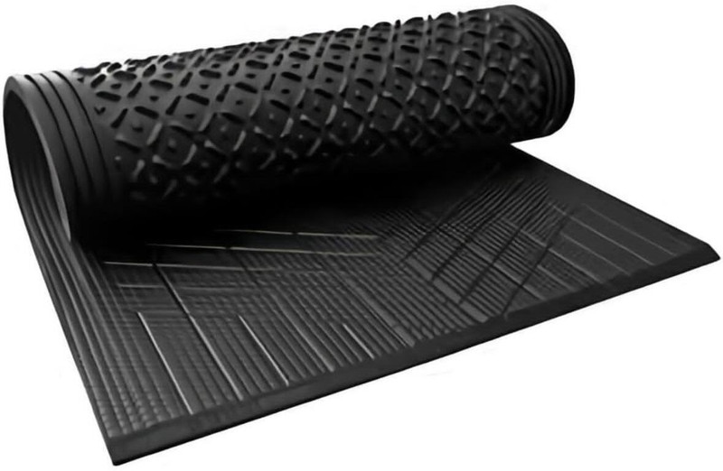 HAKEX A66Black Cow Mat For all animals, BPA Free, Easy Clean And Waterproof Size 8*5 | Cow, Hamster Pet Mat