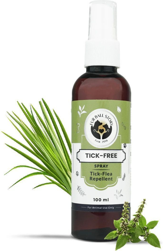 Fur Ball Story Fleas & Tick Removal Spray(100 ml)