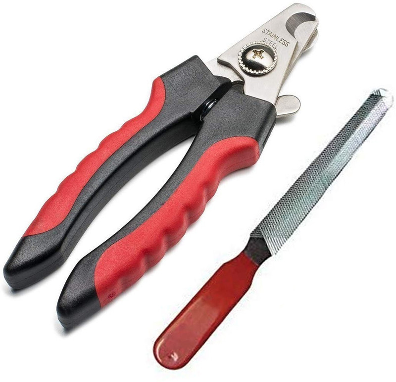 Jainsons Pet Products Pet Nail Clipper with Nail File - Stainless Steel Grooming Tool for Pets Grinder Nail Clipper(For Dog, Cat)