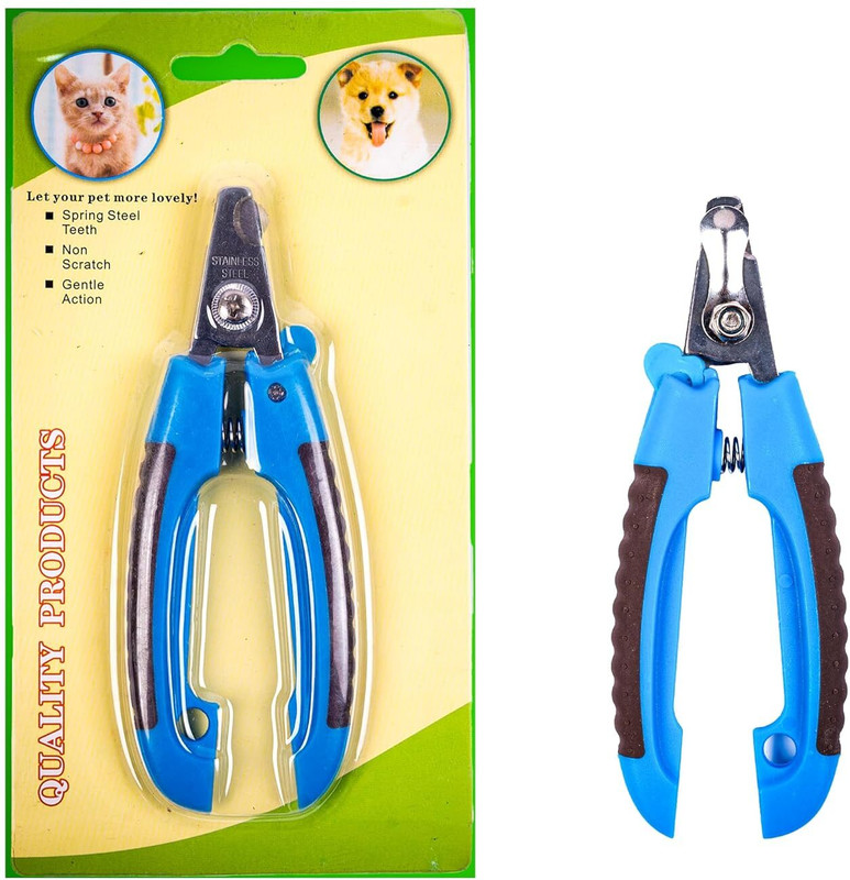 adil Pet Nail Trimmer with Safety Guard, Stainless Steel, Pink for Pets Scissor Nail Clipper(For Dog)