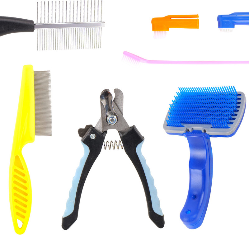 PAWDLESS Complete Pet Grooming Kit for Home Use Dogs and Cats Grinder Nail Clipper(For Dog & Cat)