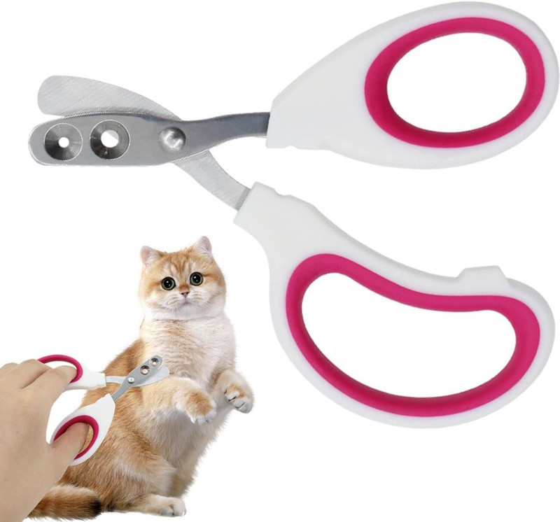 Aannie Pet Nail Clippers with Non-Slip Handle – Suitable for Dogs, Cats & Finches Scissor Nail Clipper(For Bird, Iguana, Hamster, Guinea Pig, Dog & Cat, Chameleon)