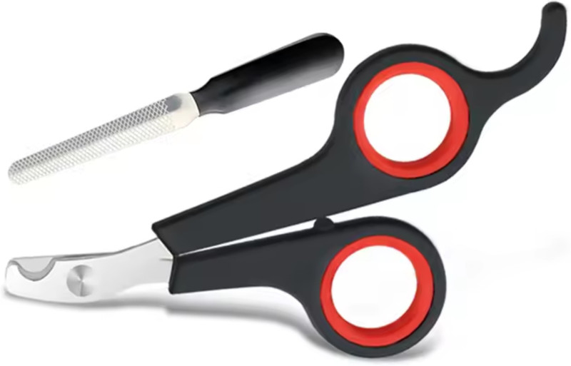 Pet Guard Professional Stainless Steel Scissor Tool Nail Clipper Cutter for Cat & Dog Scissor Nail Clipper(For Dog & Cat)