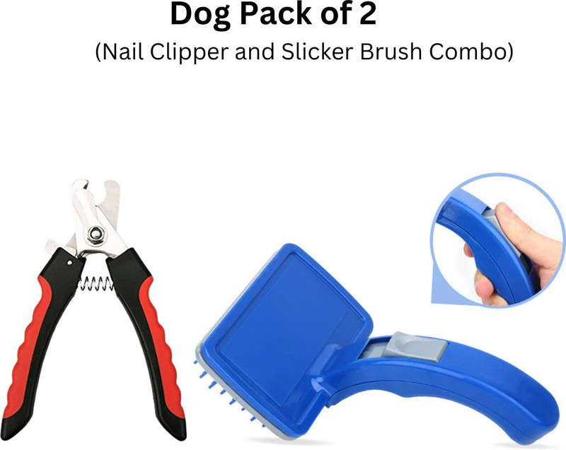 Regiis Nail Clipper + Tooth Brush (Pack of 2) Grinder Nail Clipper(For Dog & Cat)