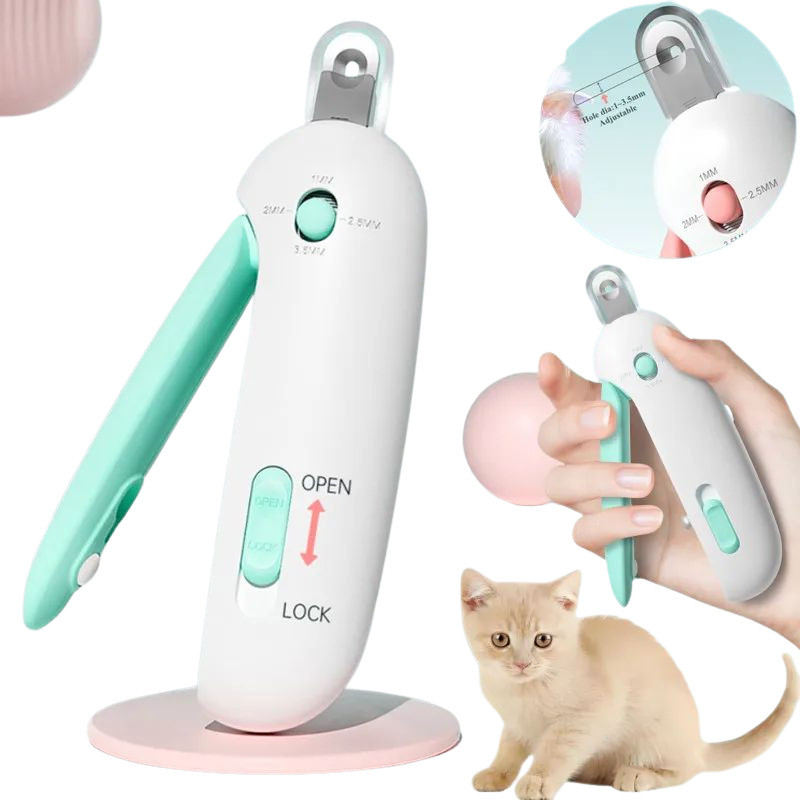 Tail & Collar Club Grinder Nail Clipper(For Cat)