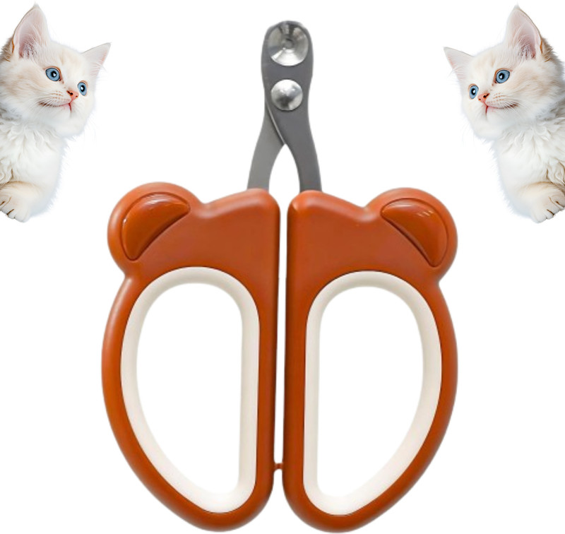 FAB TECH Cat Nail Cutter For Persian Cat , Innovative Bear Design Cat Clipper , Scissor Nail Clipper(For Cat, Dog, Rabbit)