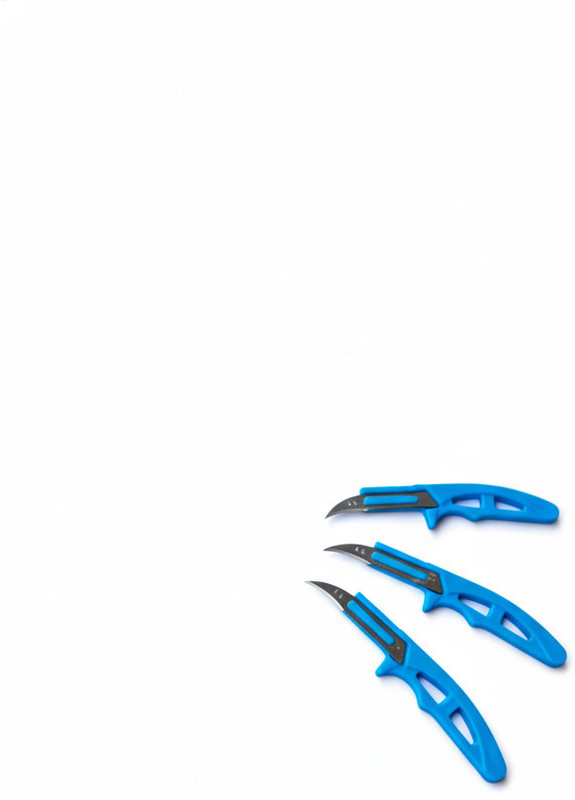 Bethlehem Professional 3-Piece Surgical Castration Knife Set for Livestock. Pet Nursing Kit