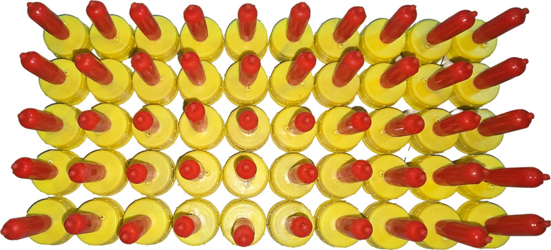 RIZALEX Milk Feeding Nipple Teat with Holder for Goat, Sheep, Puppy and Kitten 50 PCS Pet Nursing Kit