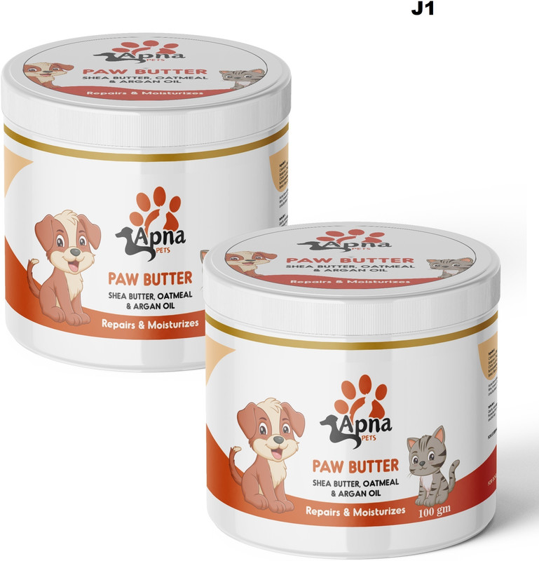 Apnapets Dog Pow Butter Cream | Organic Moisturizing & Softening Cream-300gm Pet Nursing Kit