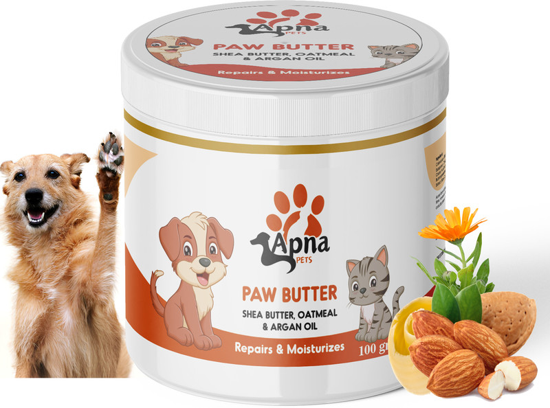 Apnapets Paw Butter Moisturising Cream for Pets Like Dogs and Cats (100Gm) Pet Spa Kit Pet Nursing Kit