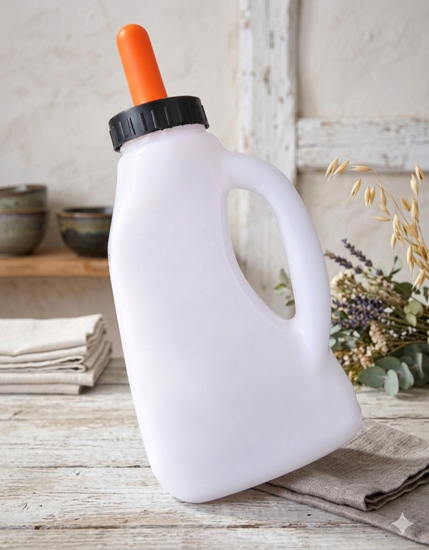 ROPESTORE Cow & Buffalo Feeding Bottle 2.5 Litre – BPA-Free Milk Feeder for Calves Pet Nursing Kit