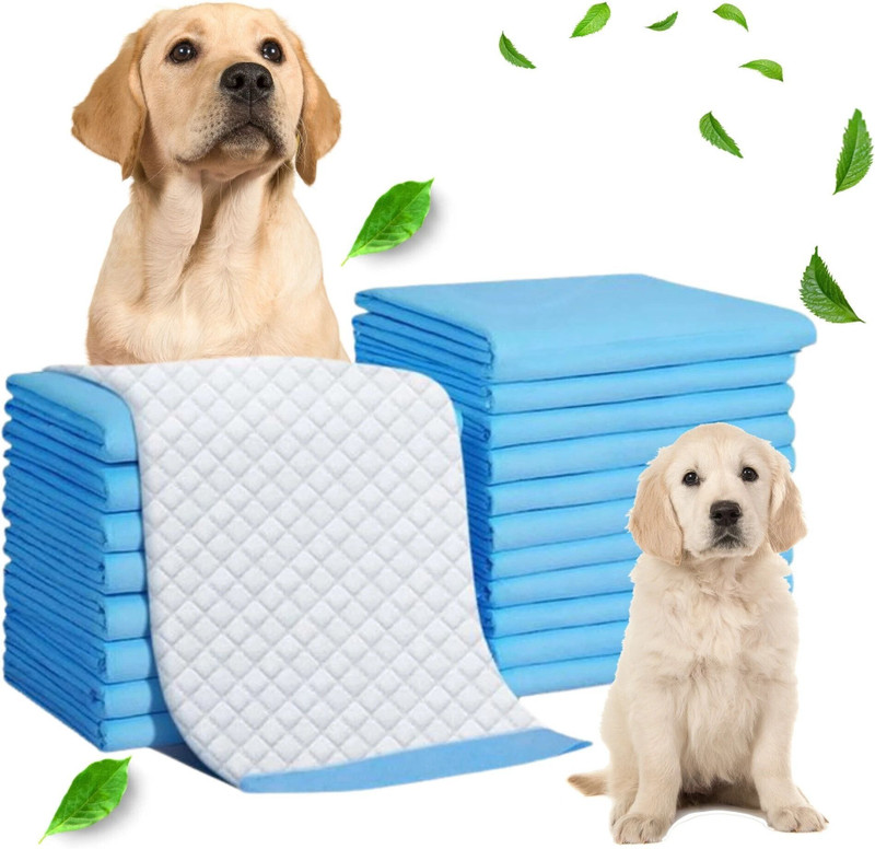 C-Cure Dog Mat High Absorption, Leak-Proof Pee Pads with Adhesive Strips Pet Pad Holder(White)