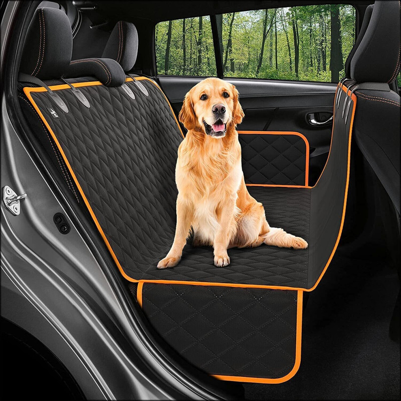 Ashok enterprises Dog Polyester Car Seat Cover Durable Anti-Scratch Nonslip Back Seat Protection. Hammock Pet Seat Cover(Pink Waterproof)