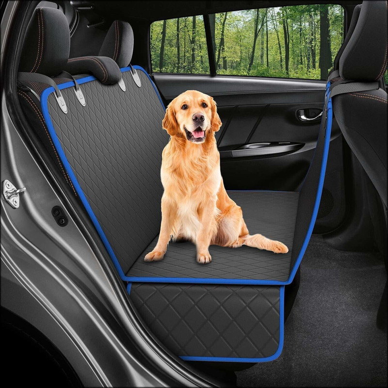 Ashok enterprises Dog Polyester Car Seat Cover Waterproof Durable Anti-Scratch Nonslip Back Seat Pet Protection Dog Travel Hammock with Side Flaps for Cars & SUVs-Small (Pink) Hammock Pet Seat Cover(Pink Waterproof)