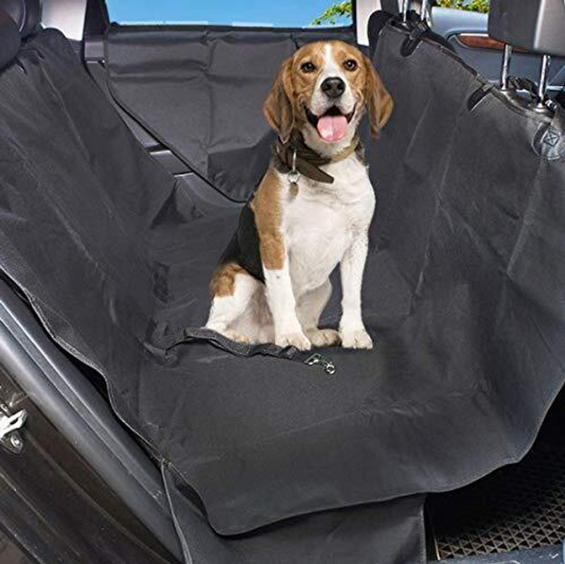 Wishbone trend Car Seat Cover Pet-78 Bench Pet Seat Cover(Black Waterproof)