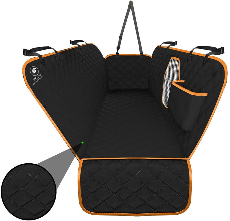 petlux Back Seat Cover for Dogs Durable Waterproof Scratch Proof Dog Hammock Seat Cover Hammock Pet Seat Cover(Multicolor Waterproof)
