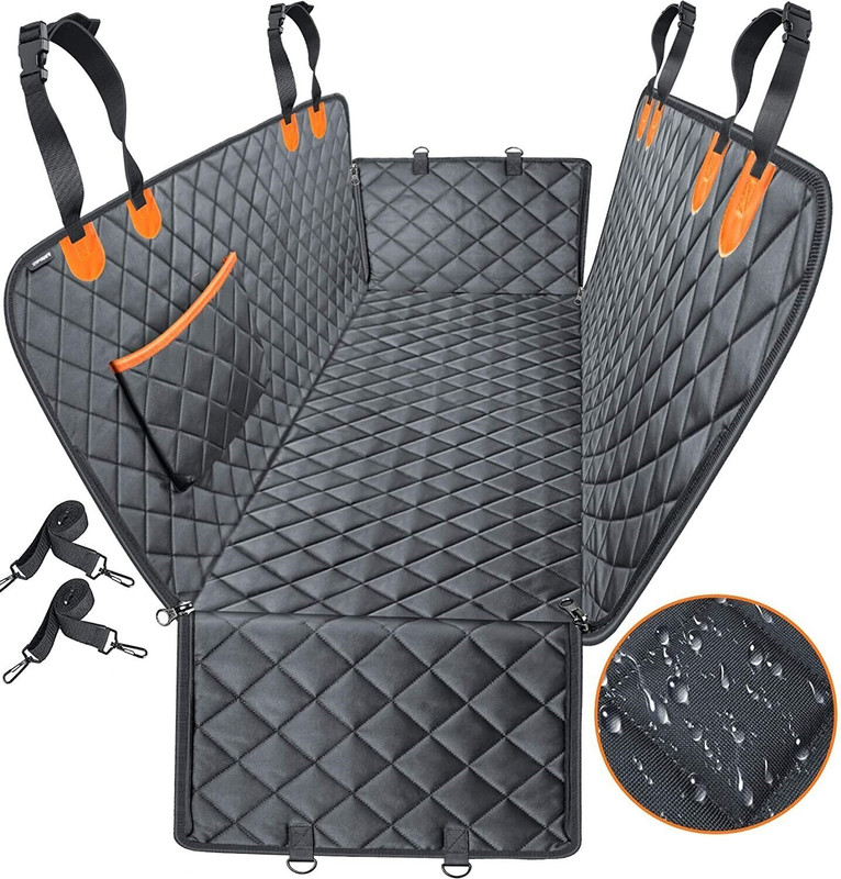 Ashok enterprises Pets Seat cover Waterproof Scratch Proof Durable Back Seat Cover for car SUVs Hammock Pet Seat Cover(Black Waterproof)