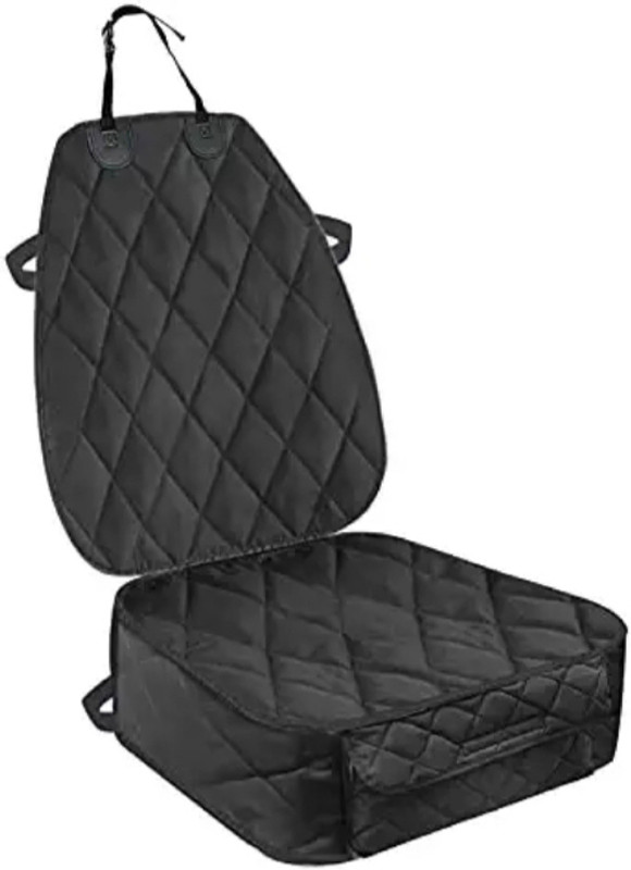 Paitsco Waterproof Car Front Seat Cover for Dogs | Quilted Pet Car Seat Protector Bench Pet Seat Cover(Black Waterproof)
