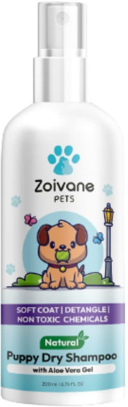 Zoivane Anti-dandruff Puppy Dry Shampoo Dog Shampoo(200 ml)