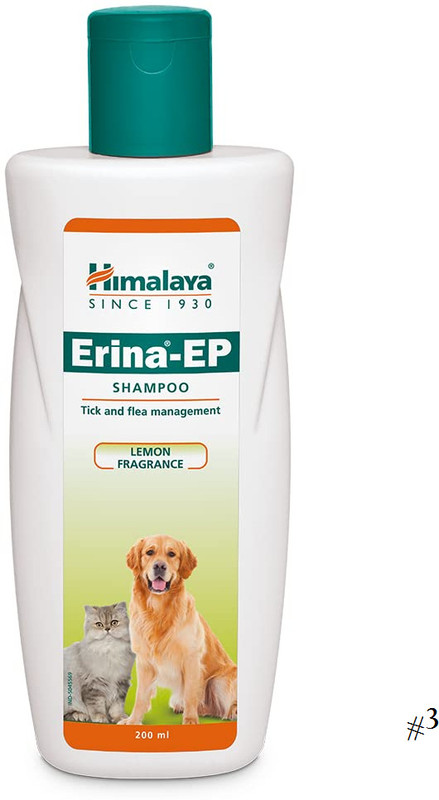 Erina-EP Pet Grooming Shampoo – Herbal Care for Soft, Clean and Healthy Fur Anti-parasitic, Anti-fungal LEMON AND ALOVERA Dog Shampoo(200 ml)