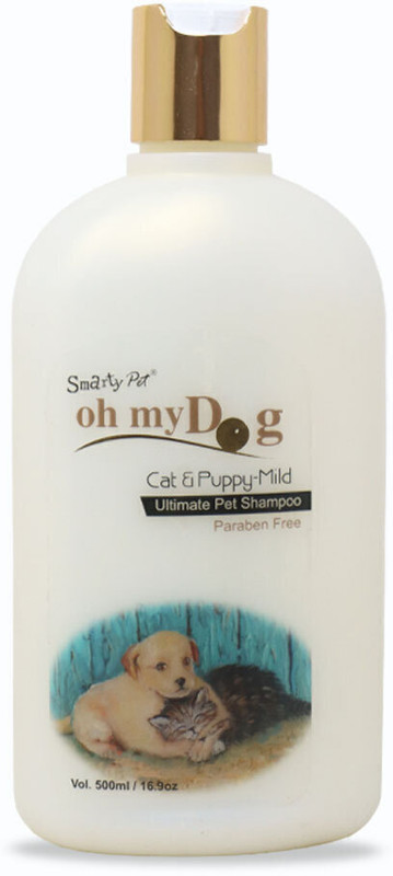 Waggy Zone Naturally Organic Oh My Dog Ultimate Pet Shampoo (Cat & Puppy-Mild) Conditioning Mild Dog Shampoo(500 ml)