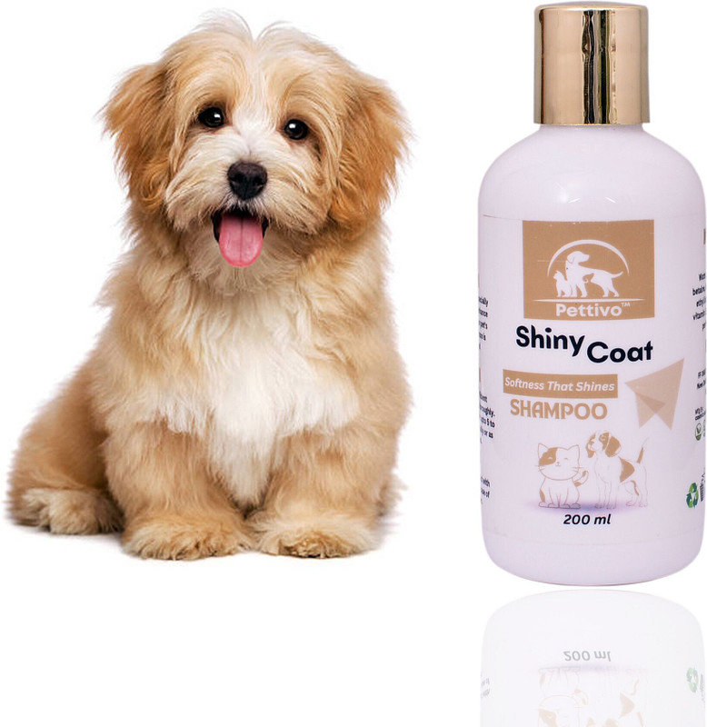 Pettivo Shiny Coat Shampoo Whitening and Color Enhancing Coco Fragrance Dog Shampoo(200 ml)