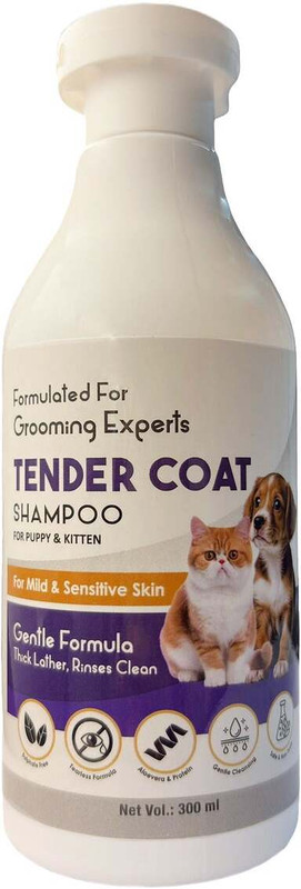 All4pets Tender Coat Premium Shampoo – Mild & Tearless with Aloe Vera – 1000ml Conditioning NA Dog Shampoo(1000 ml)