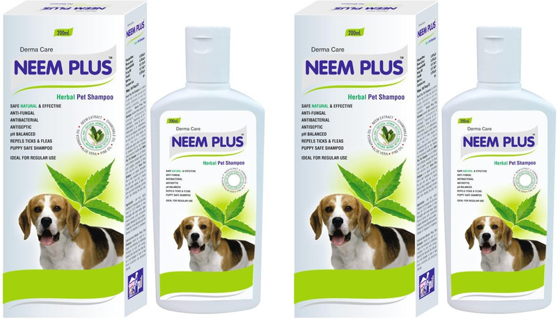 Pil Neem Plus Herbal Pet Shampoo | Coat Cleansing and Conditioning Shampoo for Dogs| Anti-fungal unscented Dog Shampoo(400 ml)