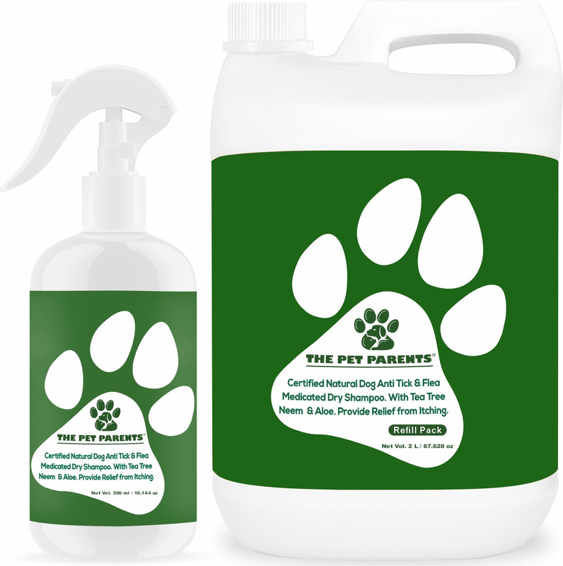 THE PET PARENTS Allergy Relief, Anti-Bacterial, Anti-fungal, Anti-itching Neem Fresh, Aloe Vera Cool, Lavender Calm, Lemon Citrus Dog Shampoo(2300 ml)