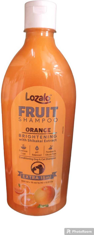 Lozalo fruit shampoo green apple 500ml+15ml free Conditioning green apple Dog Shampoo(500 ml)