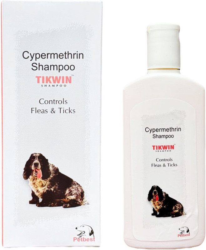 Aurapet Tikwin Shampoo for Dogs Pack of 1 Anti-Bacterial, Anti-itching, Anti-fungal Floral Dog Shampoo(200 ml)