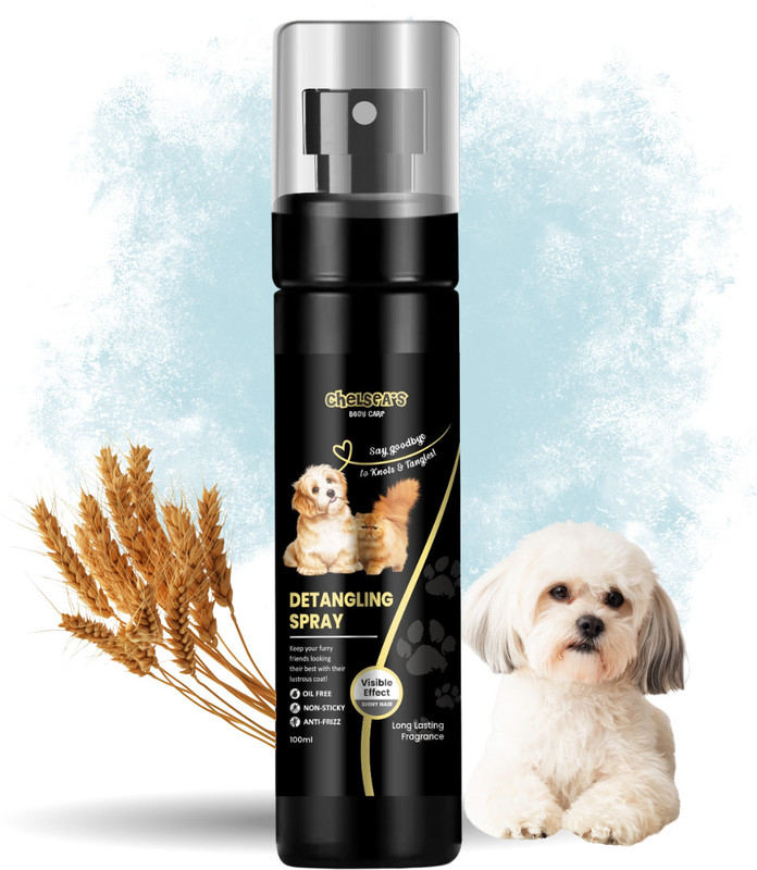 Ektek Biocare Detangling Spray For Shih Tzu Dog | Oil Free, Anti Frizz, Tangle-Free Coats Conditioning Long Lasting, Dog Friendly Fragrance Dog Shampoo(100 ml)