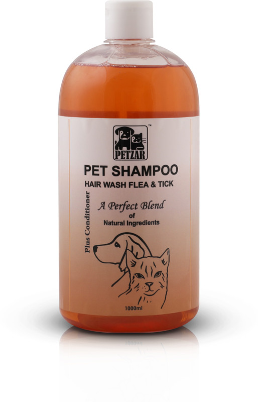 PETZAR Anti tick shampoo for dogs with pure neem & clove extract Flea and Tick fresh herbs Dog Shampoo(1000 ml)