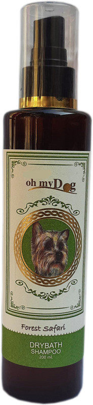 W9 Forest Safari Pet Dry Bath Shampoo for Dogs and Cats for All Coat Types -200ML Conditioning Mild Dog Shampoo(200 ml)