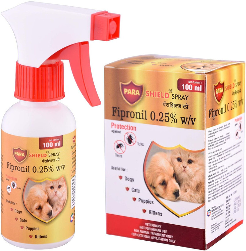 parashield Fleas & Ticks Remover Spray || for Cats and Dogs Flea and Tick Natural Dog Shampoo(100 ml)