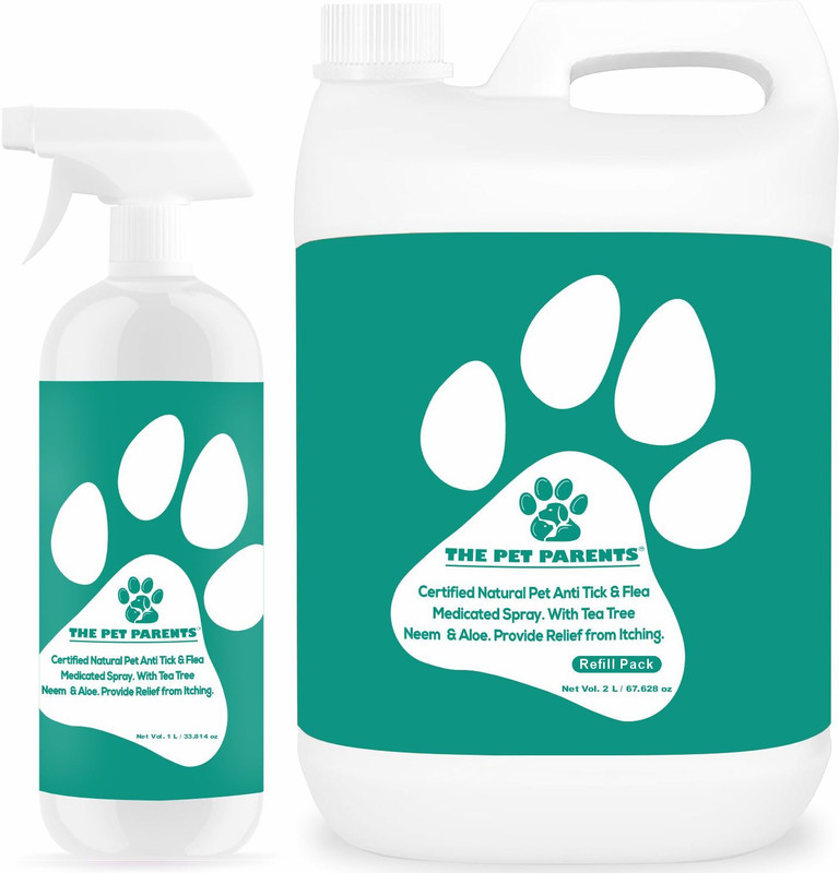 THE PET PARENTS Allergy Relief, Anti-Bacterial, Anti-fungal, Anti-itching Neem Fresh, Aloe Vera Cool, Lavender Calm, Lemon Citrus Dog Shampoo(600 ml)