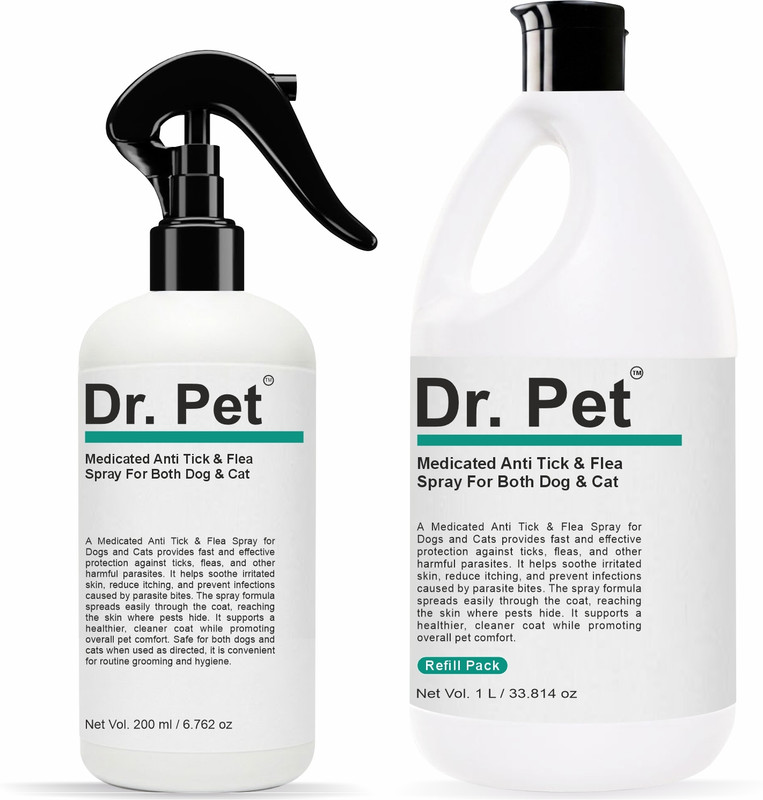 Dr Pet Flea and Tick Herbal Natural Dog Shampoo(1500 ml)