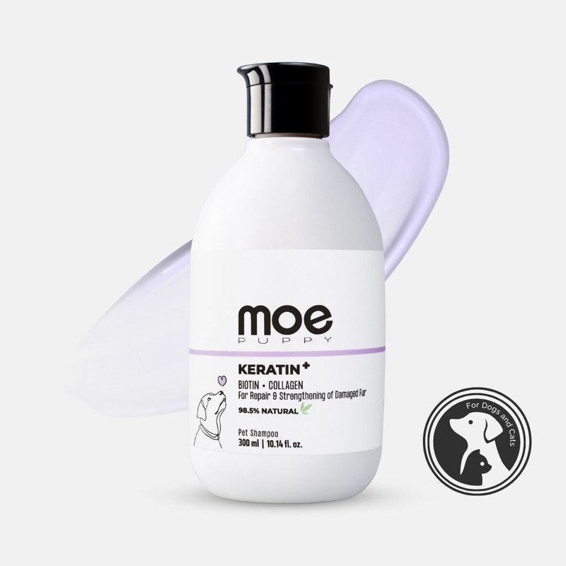 Moe Puppy Keratin plus Anti-dandruff Natural Dog Shampoo(300 ml)