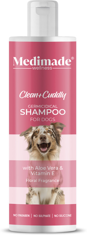 Medimade Cat Shampoo Aloe Vera and Vitamin E Anti-parasitic, Anti-microbial, Anti-itching, Flea and Tick, Conditioning Aloe Vera and Vitamin E Cat Shampoo(200 ml)