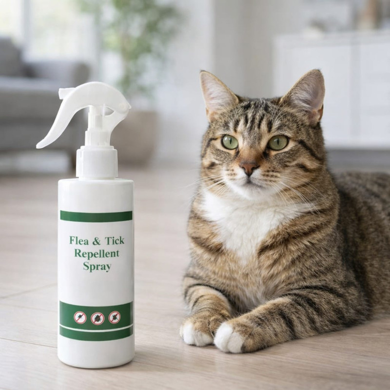 AD SOLANKI Flea & Tick Repellent Spray for Dogs & Cats | Effective Parasite Protection PC1 Flea and Tick Regular Dog Shampoo(200 ml)