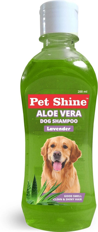 Pet Shine Aloe Vera Dog Shampoo ( Lavender Fragrance) Conditioning, Anti-dandruff, Anti-itching Aloe Vera Lavender Dog Shampoo(200 ml)