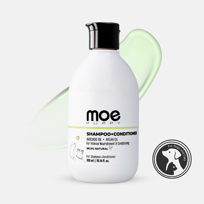 Moe Puppy Conditioning Natural Cat, Dog Shampoo(300 ml)