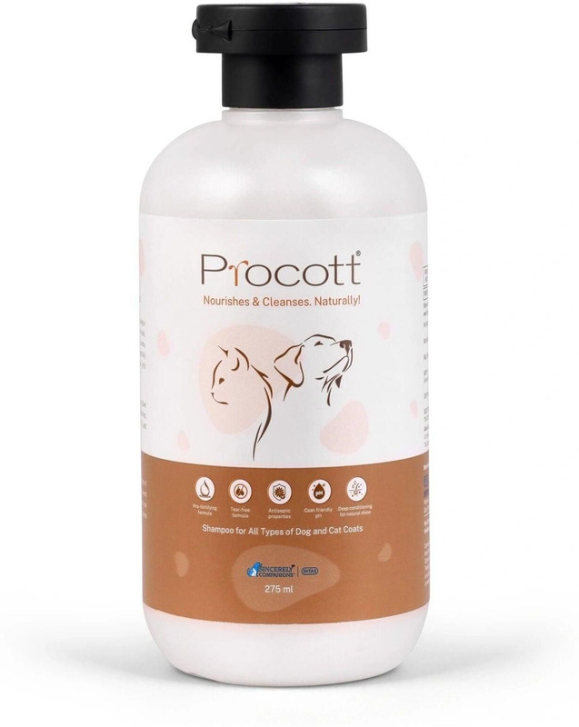Procott Shampoo for all types of Dogs & Cats Conditioning Natural Dog, Cat Shampoo(275 ml)